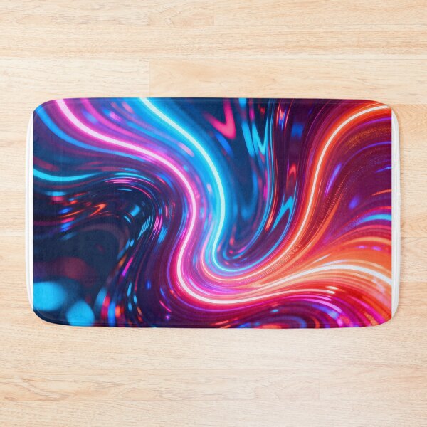 Item preview, Vibrant neon swirls designed and sold by SuperAIstar.