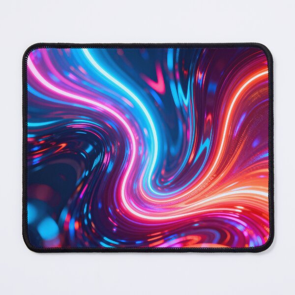 Item preview, Vibrant neon swirls designed and sold by SuperAIstar.
