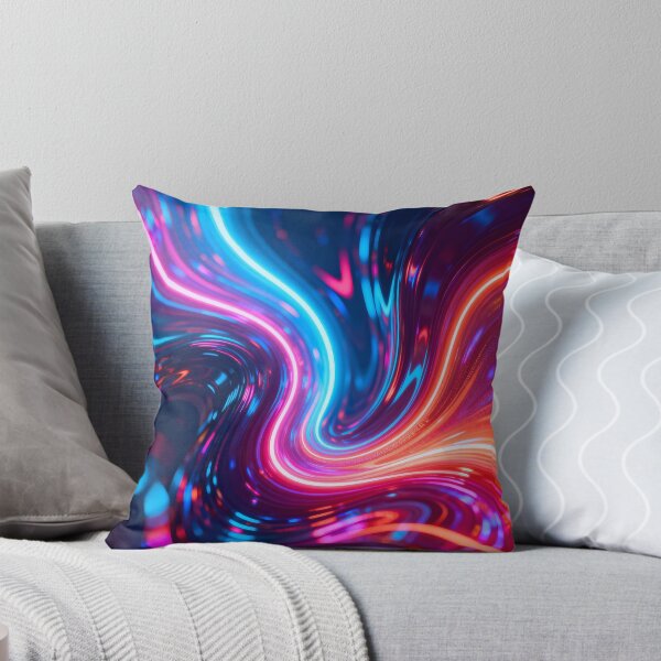 Item preview, Vibrant neon swirls designed and sold by SuperAIstar.