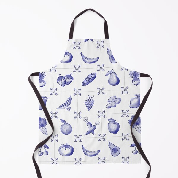 Item preview, Cobalt blue and white faux kitchen tiles designed and sold by FrancesPoff.