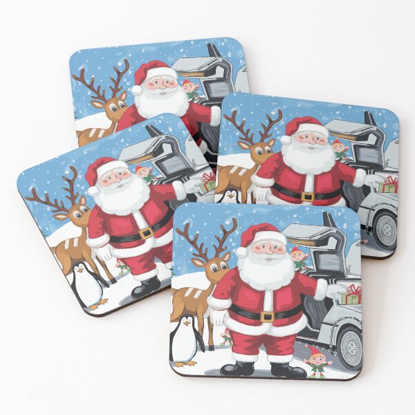 Item preview, Vintage Classic Car Delorean Christmas designed and sold by PrintCarClub.