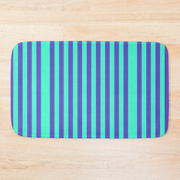 Item preview,  Deep Violet With Bright Aquamarine stripes. designed and sold by Designfs.