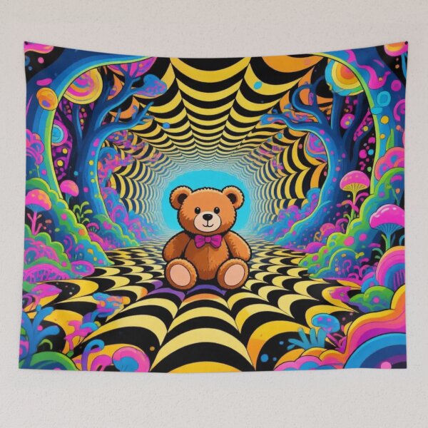 Item preview, Teddy bear in a fantasy world  designed and sold by Nomad-Maynard.
