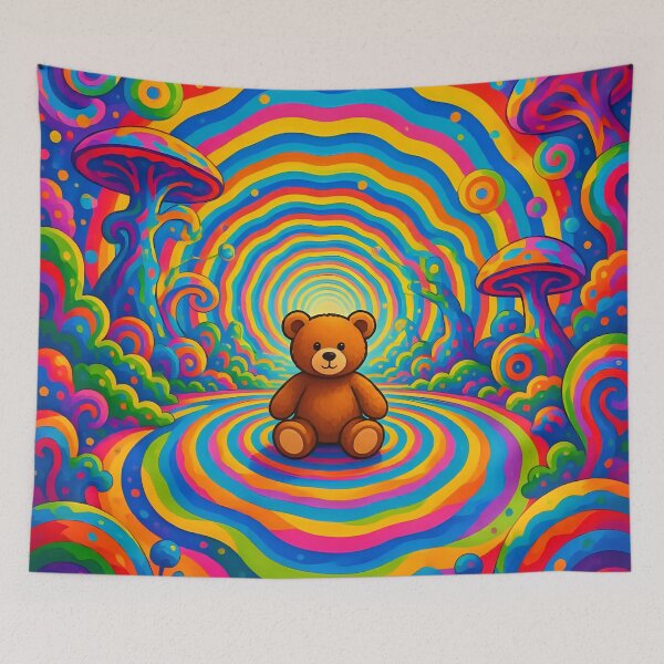 Item preview, Teddy bear in a fantasy world  designed and sold by Nomad-Maynard.