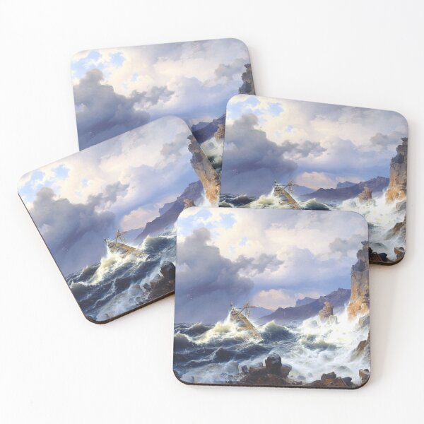 Item preview, Storm at Sea off the Norwegian Coast, 1837 by andreas achenbach designed and sold by AngyDesigns49.