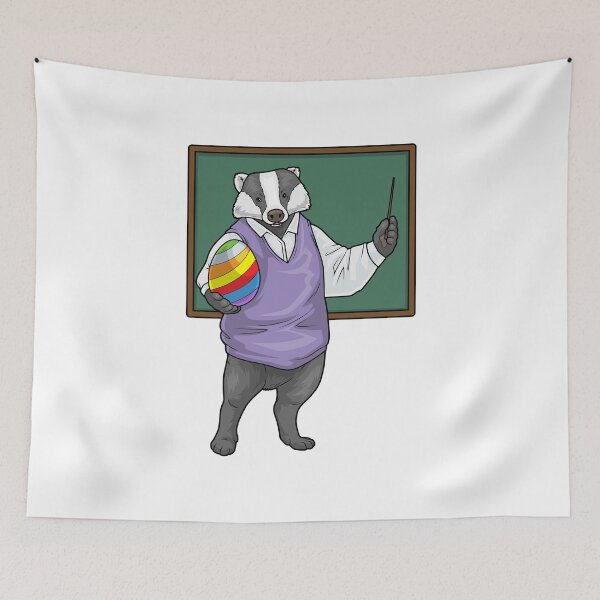 Item preview, Badger Easter Teacher designed and sold by Snabdesign84.