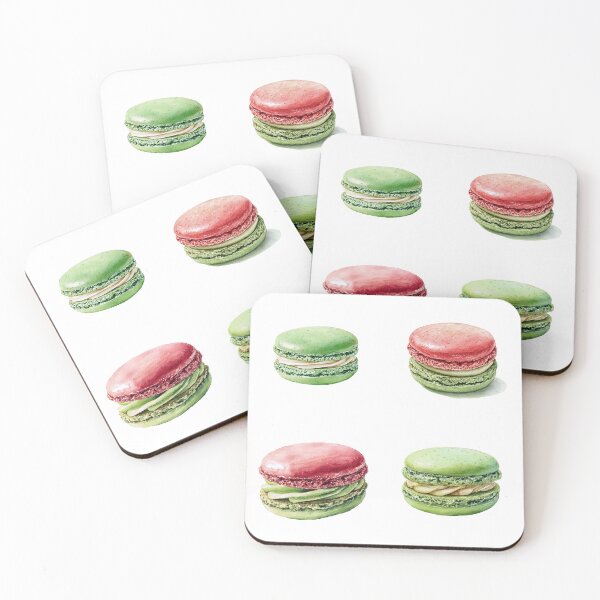 Item preview, Red and green Christmas macron cookies designed and sold by MendaciousMina.