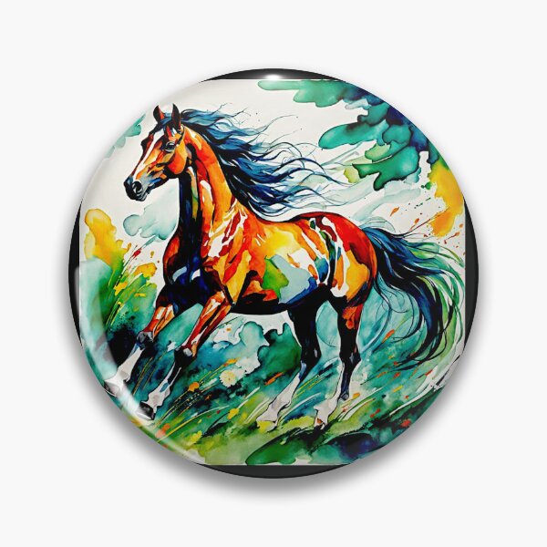 Item preview, Thoroughbred horse Colorful version#7 designed and sold by Helios Be. Lavsh.