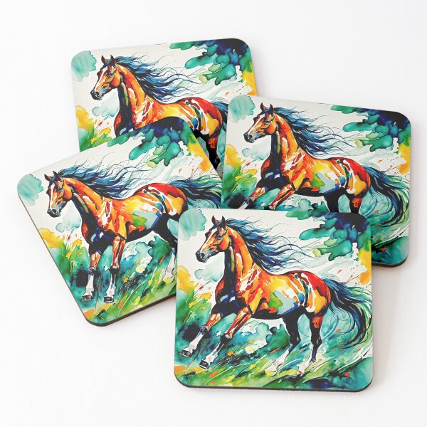 Item preview, Thoroughbred horse Colorful version#7 designed and sold by Helios Be. Lavsh.