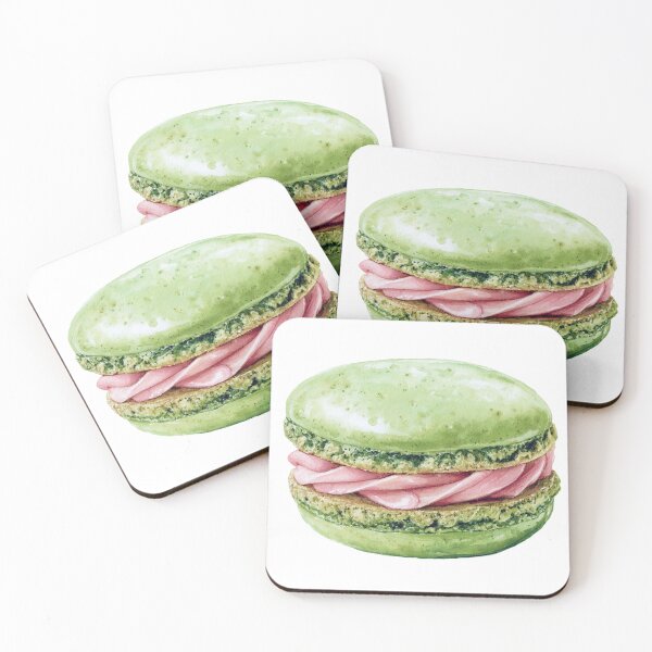 Item preview, Green and pink macron cookie designed and sold by MendaciousMina.
