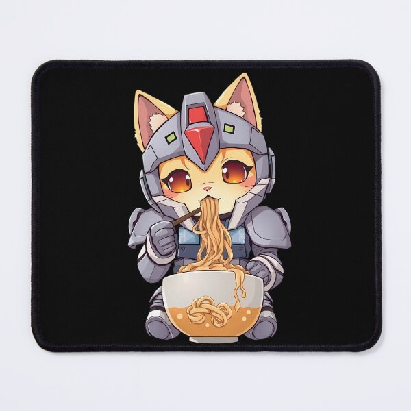 Item preview, RAMEN CAT GUNDAM designed and sold by WolfmanProphecy.