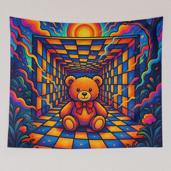 Item preview, Teddy bear in a fantasy world  designed and sold by Nomad-Maynard.
