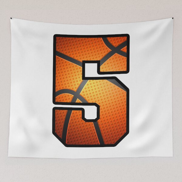 Item preview, Basketball Birthday 5 Sports Number Five Design designed and sold by JRRTs.