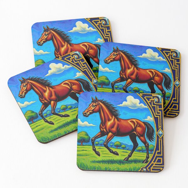 Item preview, Thoroughbred horse Colorful version#8 designed and sold by Helios Be. Lavsh.