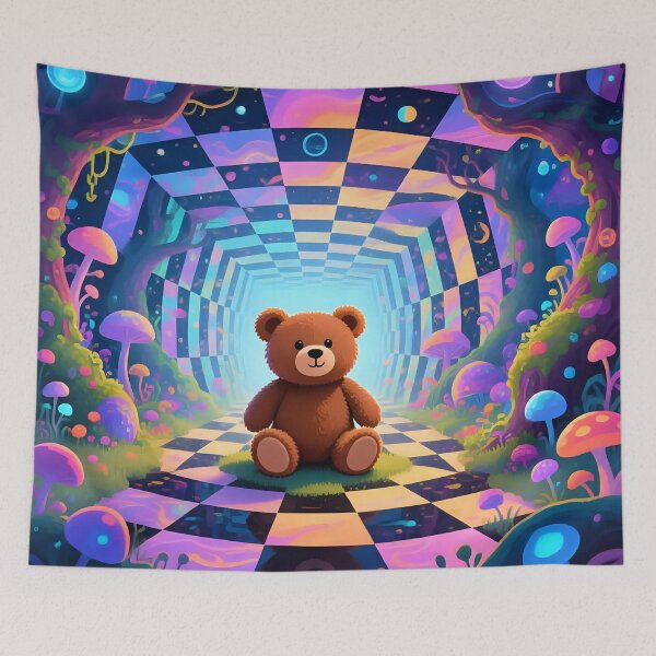 Item preview, Teddy bear in a fantasy world  designed and sold by Nomad-Maynard.