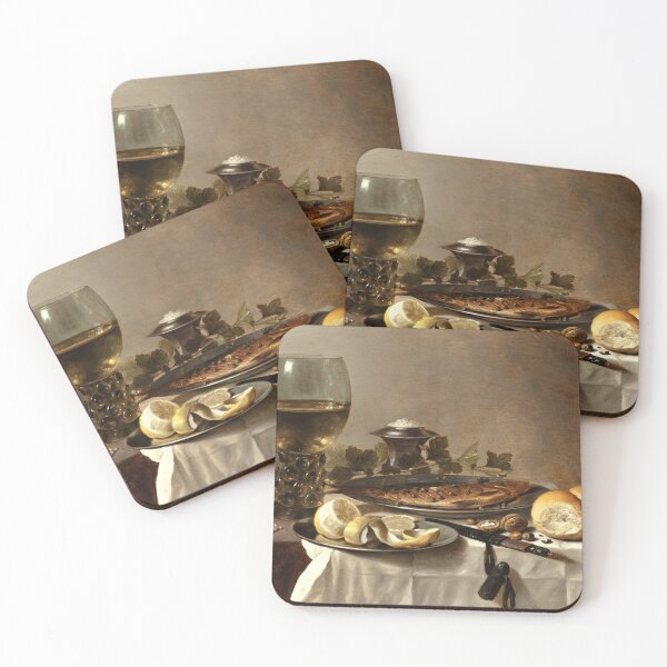 Item preview, Still Life with Herring, Wine and Bread by Pieter Claesz designed and sold by AngyDesigns49.