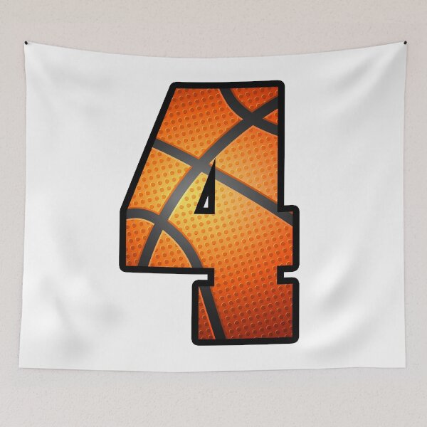 Item preview, Basketball Birthday 4 Sports Number Four Design designed and sold by JRRTs.