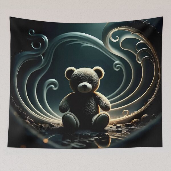 Item preview, Teddy bear in a fantasy world  designed and sold by Nomad-Maynard.