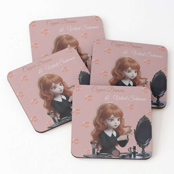Item preview, Copper Dreams & Velvet Schemes: Aesthetic Girly Art designed and sold by UmbraLace.