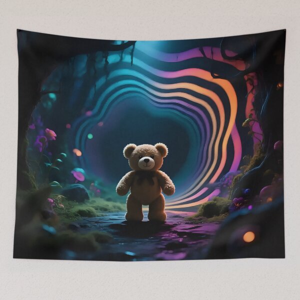 Item preview, Teddy bear in a fantasy world  designed and sold by Nomad-Maynard.