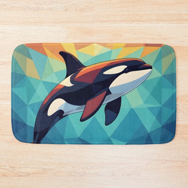 Item preview, Contemporary Art Orca designed and sold by ChanceTwoArt.
