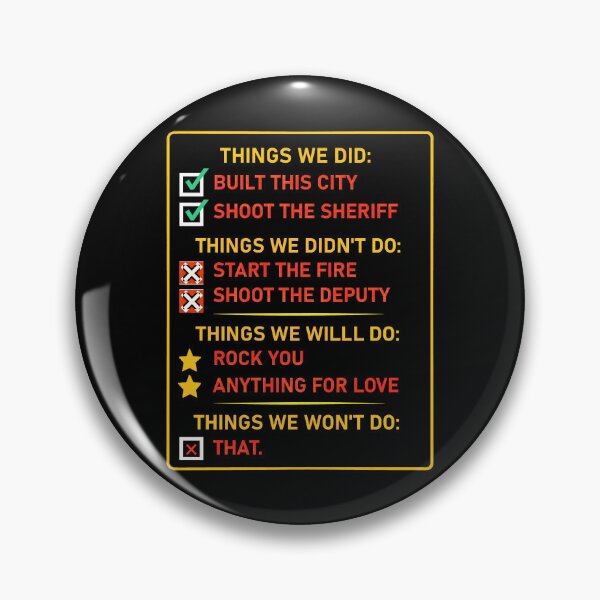 Item preview,  Things We Did Didn't Want Will Won't Do Retro  designed and sold by gear-posters.