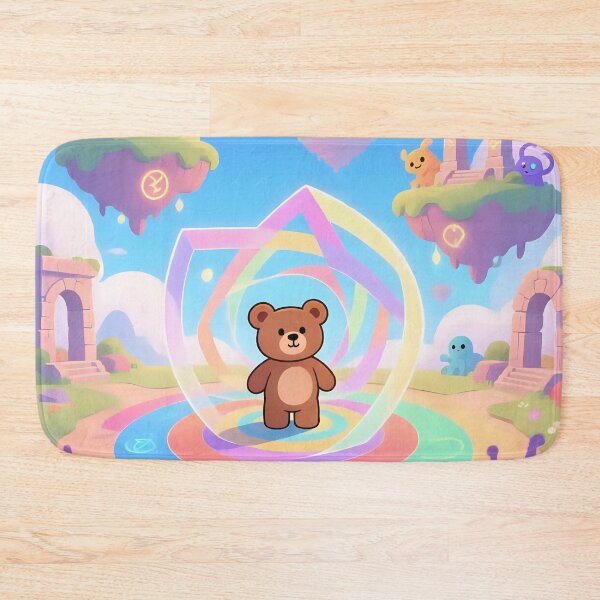 Item preview, Teddy bear in a fantasy world  designed and sold by Nomad-Maynard.