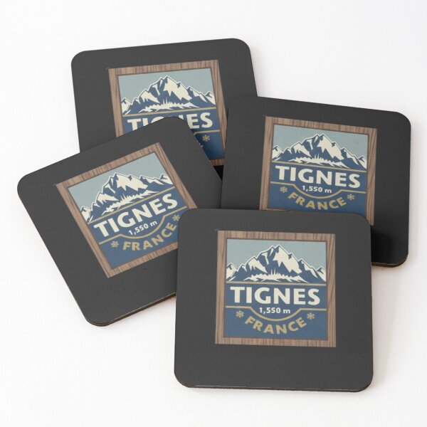 Item preview, Tignes 1,550 m France Skiing Travel Souvenir designed and sold by hexenor.