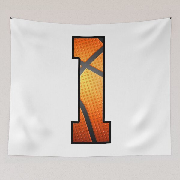 Item preview, Basketball Birthday 1 Sports Number One Design designed and sold by JRRTs.