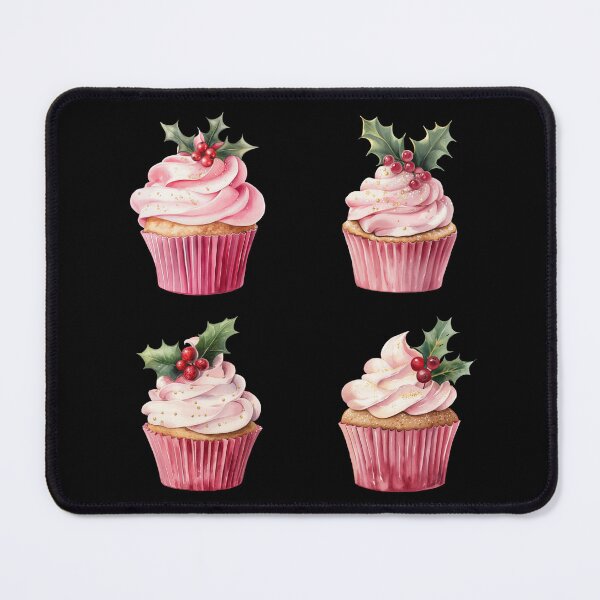 Item preview, Pink Christmas cupcake pack designed and sold by MendaciousMina.