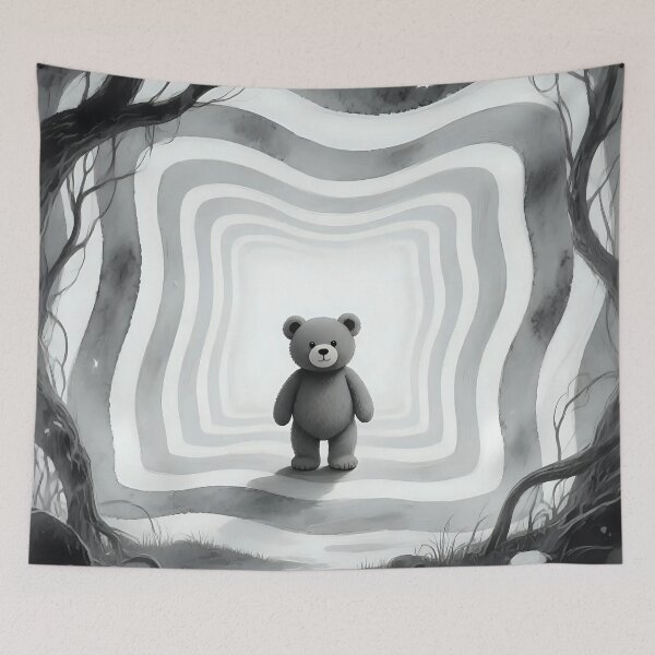 Item preview, Teddy bear in a fantasy world  designed and sold by Nomad-Maynard.