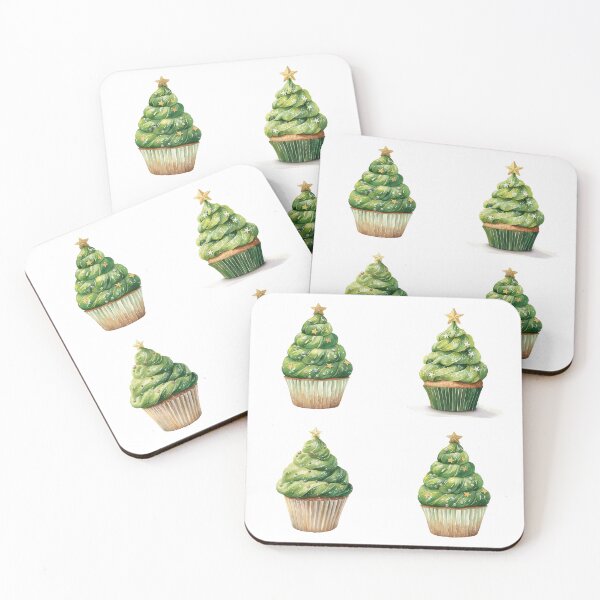 Item preview, Christmas tree cupcake pack designed and sold by MendaciousMina.