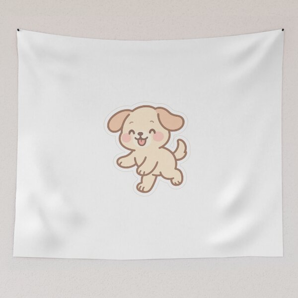 Item preview, Pastel Cheerful Dog Sticker designed and sold by StickMint.