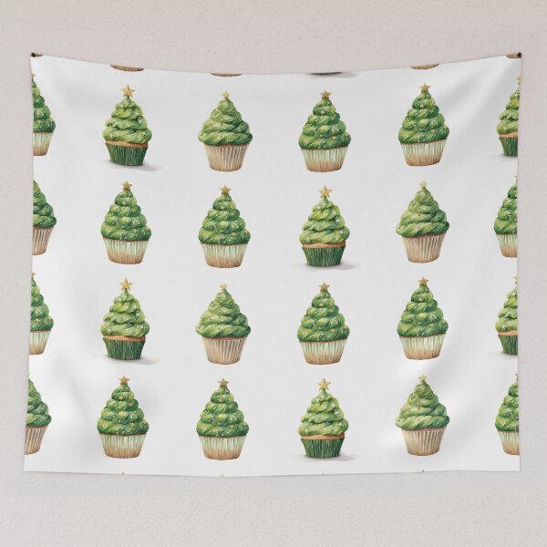 Item preview, Christmas tree cupcake pack designed and sold by MendaciousMina.