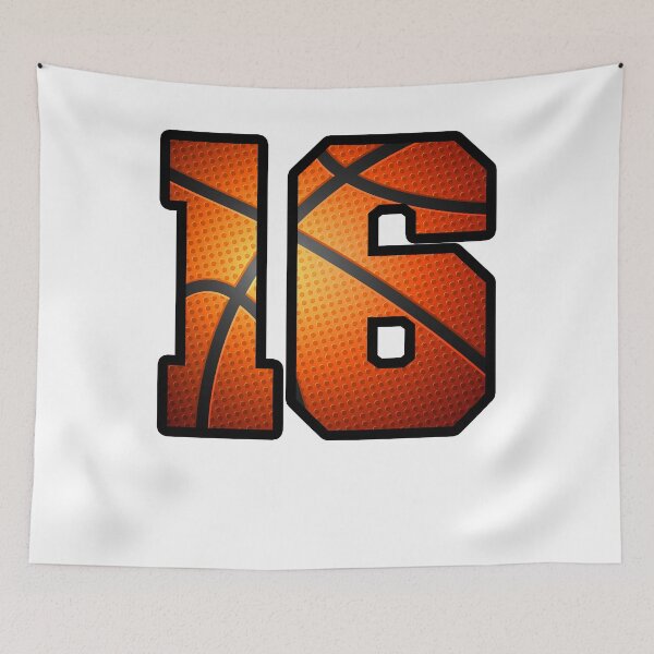 Item preview, Basketball Birthday 16 Sports Number Sixteen Design designed and sold by JRRTs.