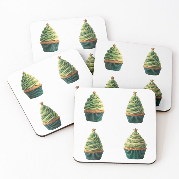 Item preview, Christmas tree cupcake pack designed and sold by MendaciousMina.