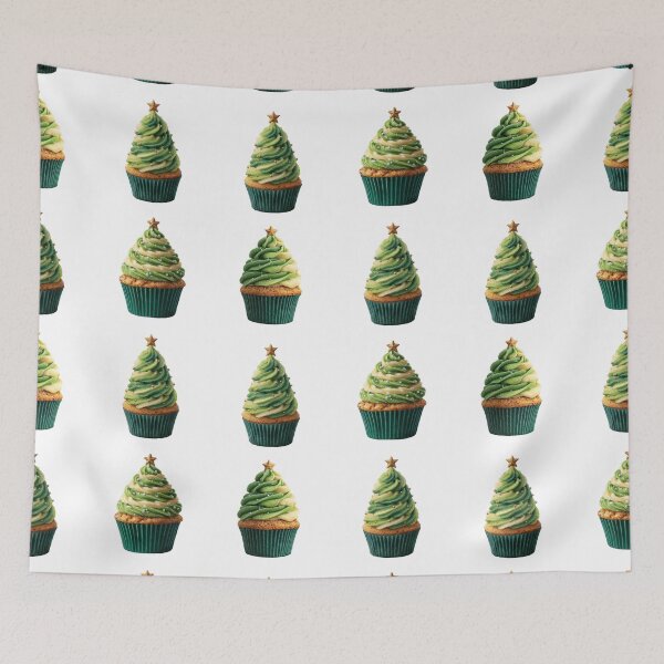 Item preview, Christmas tree cupcake pack designed and sold by MendaciousMina.