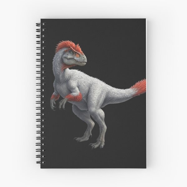Item preview, Fluffy Dilophosaurus Dinosaur Illustration Prehistoric Creature designed and sold by hexenor.