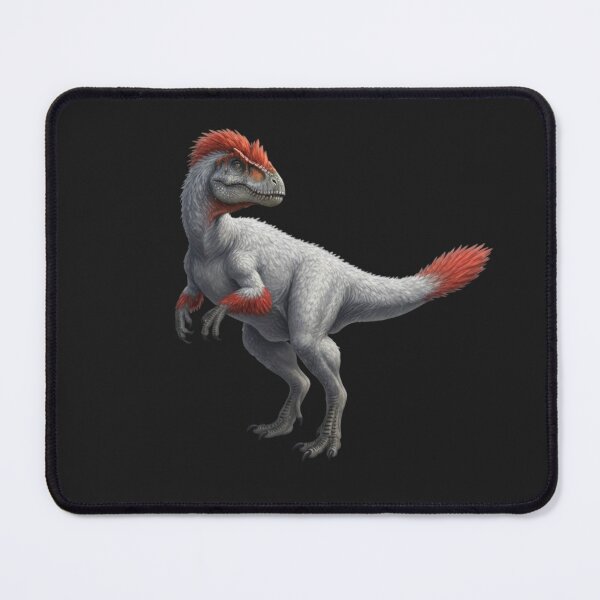Item preview, Fluffy Dilophosaurus Dinosaur Illustration Prehistoric Creature designed and sold by hexenor.
