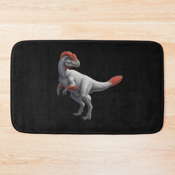 Item preview, Fluffy Dilophosaurus Dinosaur Illustration Prehistoric Creature designed and sold by hexenor.