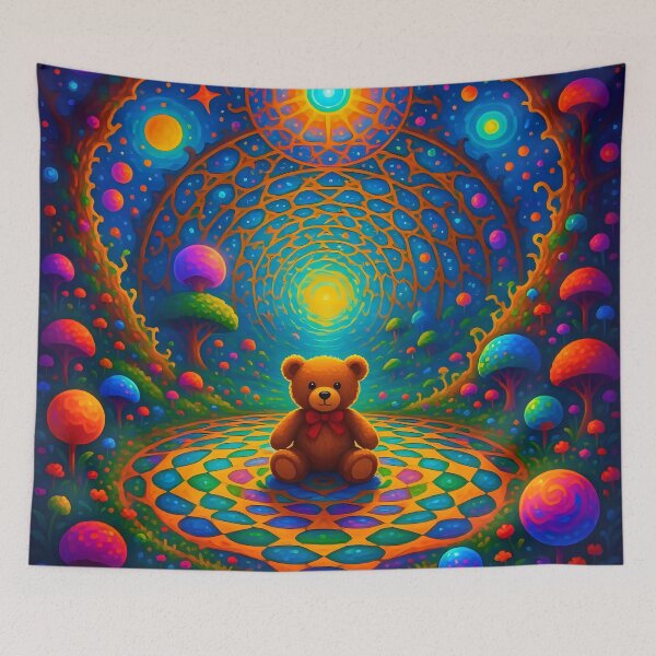 Item preview, Teddy bear in a fantasy world  designed and sold by Nomad-Maynard.