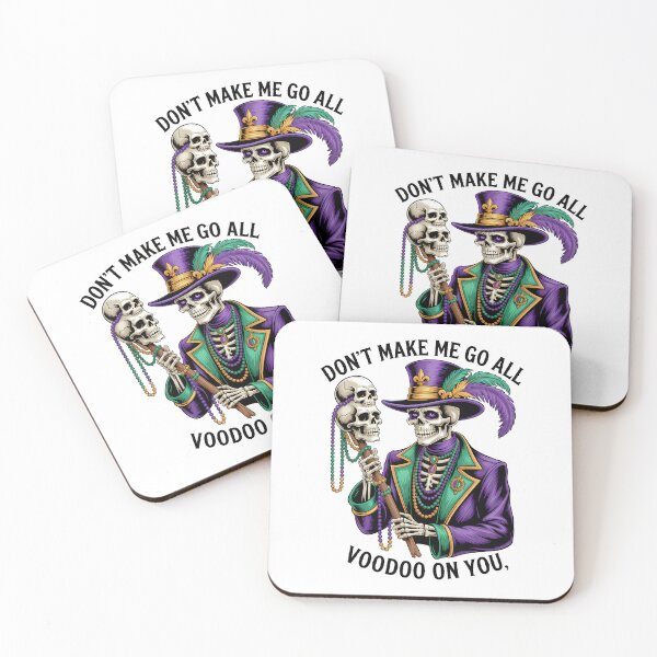 Item preview, Mardi Gras Macabre Purple, Green & Gold Voodoo Skull Design designed and sold by BernoNickel.
