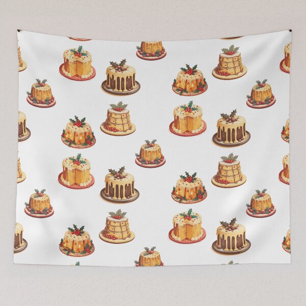 Item preview, Christmas pudding dessert cakes pack designed and sold by MendaciousMina.