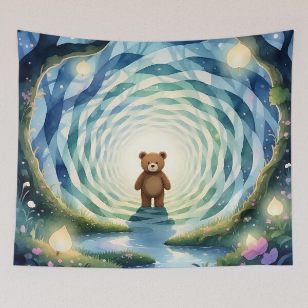 Item preview, Teddy bear in a fantasy world  designed and sold by Nomad-Maynard.