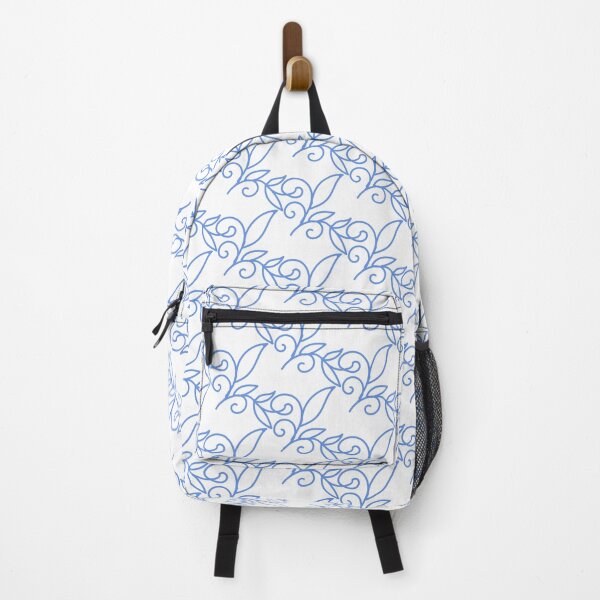 Item preview, Diagonal blu vines designed and sold by Ldydesign.