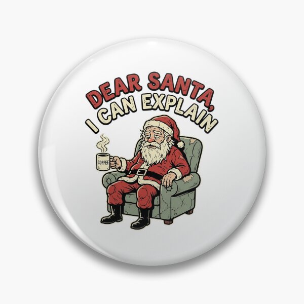 Item preview, Funny Christmas Santa Coffee Design – Dear Santa I Can Explain designed and sold by ZyloTee.