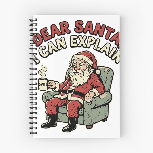 Item preview, Funny Christmas Santa Coffee Design – Dear Santa I Can Explain designed and sold by ZyloTee.