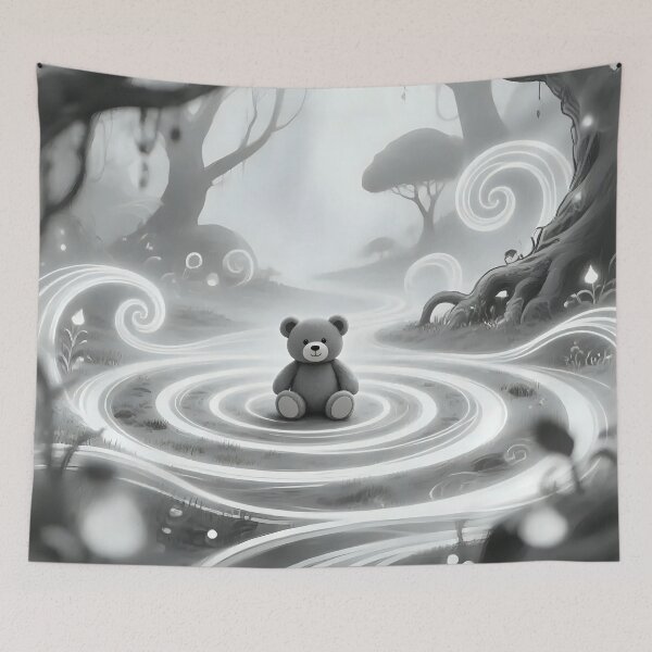 Item preview, Teddy bear in a fantasy world  designed and sold by Nomad-Maynard.