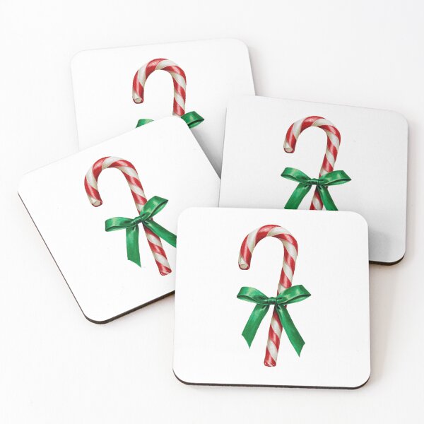 Item preview, Candy cane with a green ribbon designed and sold by MendaciousMina.