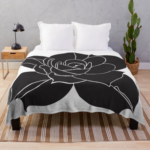 Item preview, Flower Black and White Drawing designed and sold by BoldLineArt.